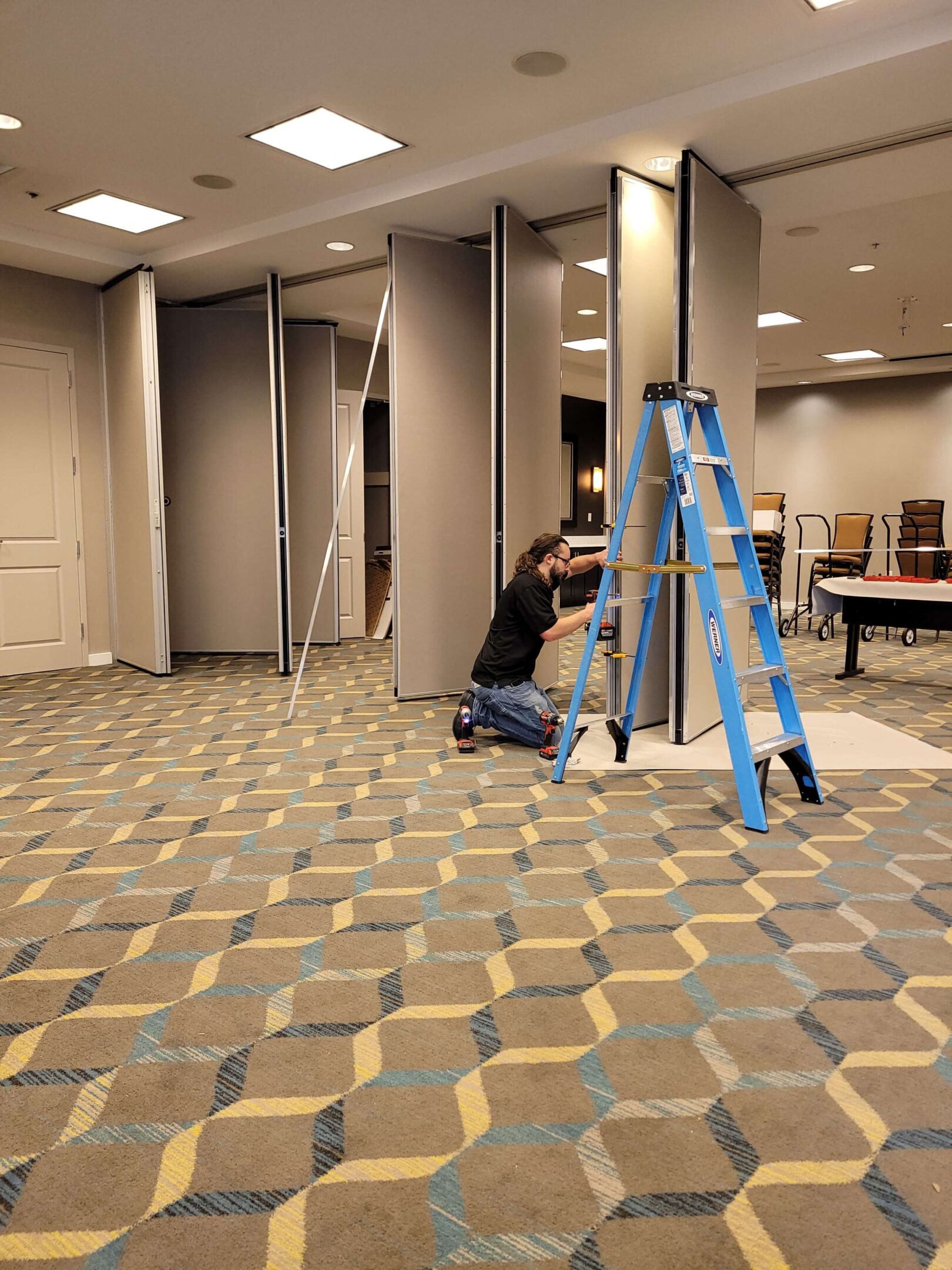 Hotel Ballroom Operable Wall project photograph