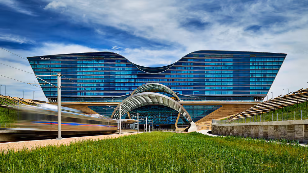 Exterior of The Westin Denver International Airport.